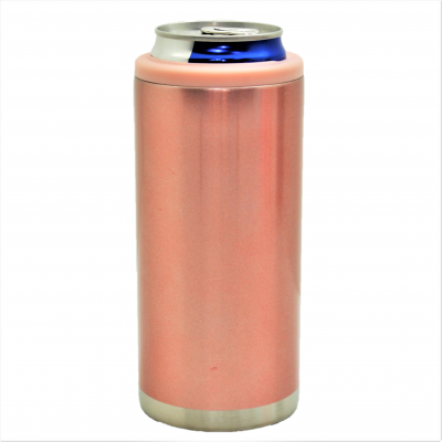 500468- ROSE GOLD 12OZ SLIM CAN KOOZIE
